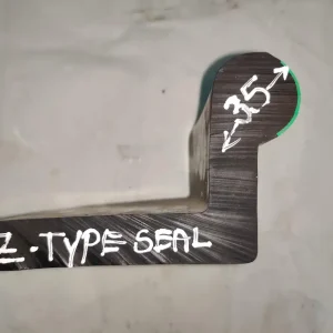 Teflon cladded 35Ø Z-type bulb seal